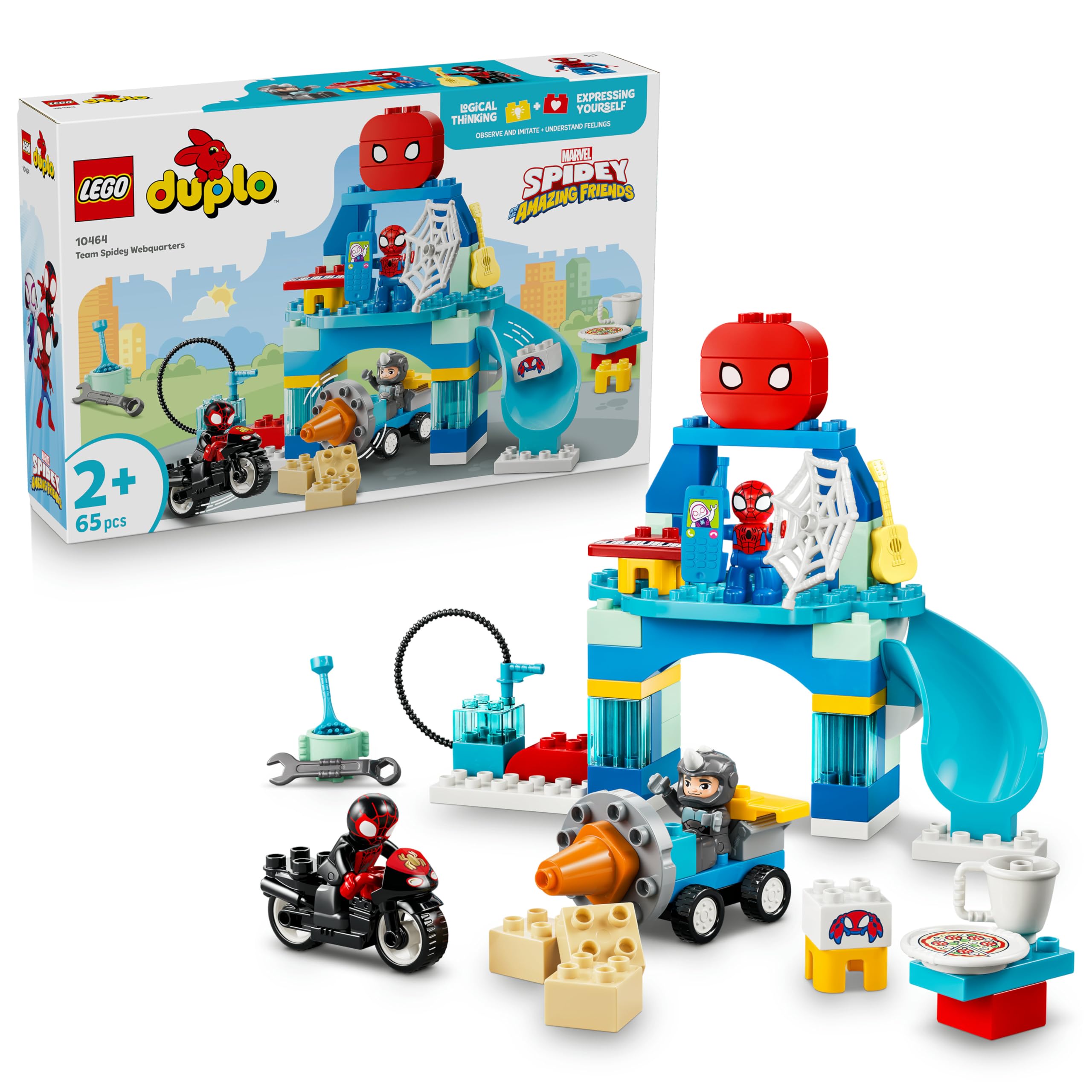 LEGO DUPLO Marvel Team Spidey Webquarters 10464