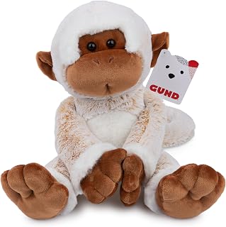 GUND Tilly the Monkey Plush, Premium Stuffed Animal for Ages 1 and Up, Cream/Brown, 15”