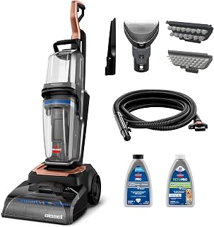 BISSELL Revolution HydroSteam Carpet Cleaner, 4123B | HydroSteam Technology, Steam Pretreater, 1 Gallon Tank, Self-Cleaning Tool, Pet Hair Tool