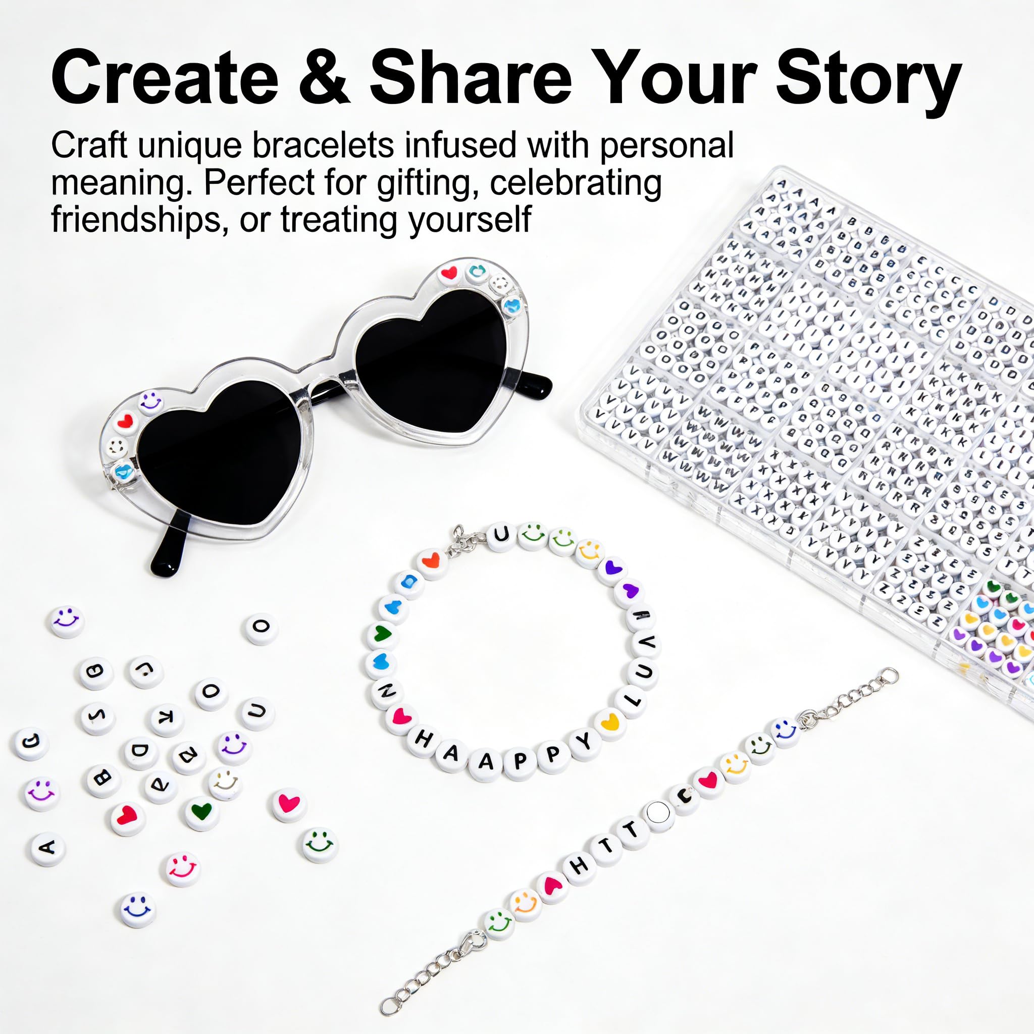 1400 Pieces Letter Beads Kit, 28 Styles Friendship Bracelet Making, Jewelry Craf