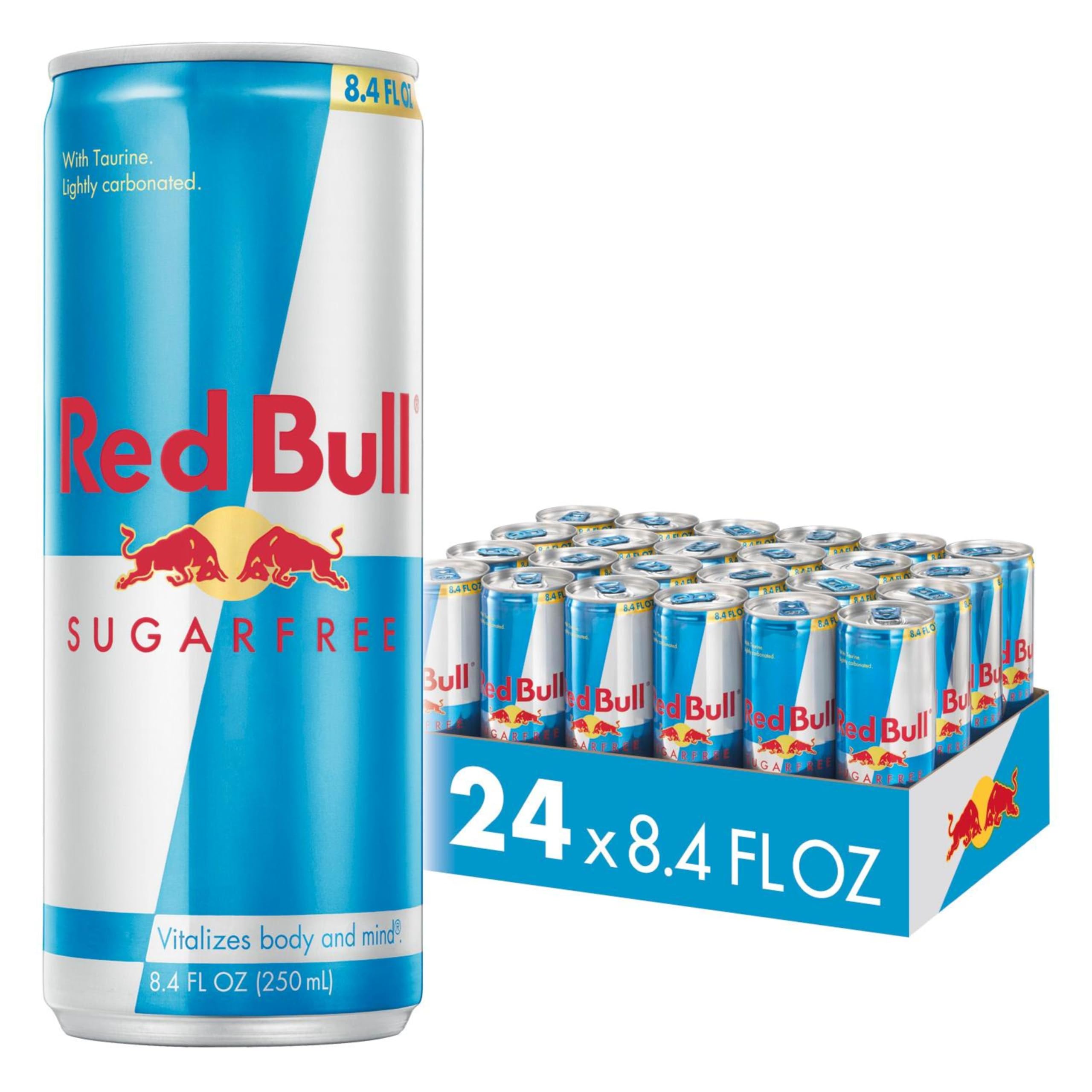 Red Bull Sugarfree Energy Drink | contains caffeine, taurine, B-vitamins, sweete
