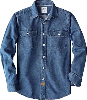 Dubinik® 25 g Men's Long Sleeve Western Denim Shirt