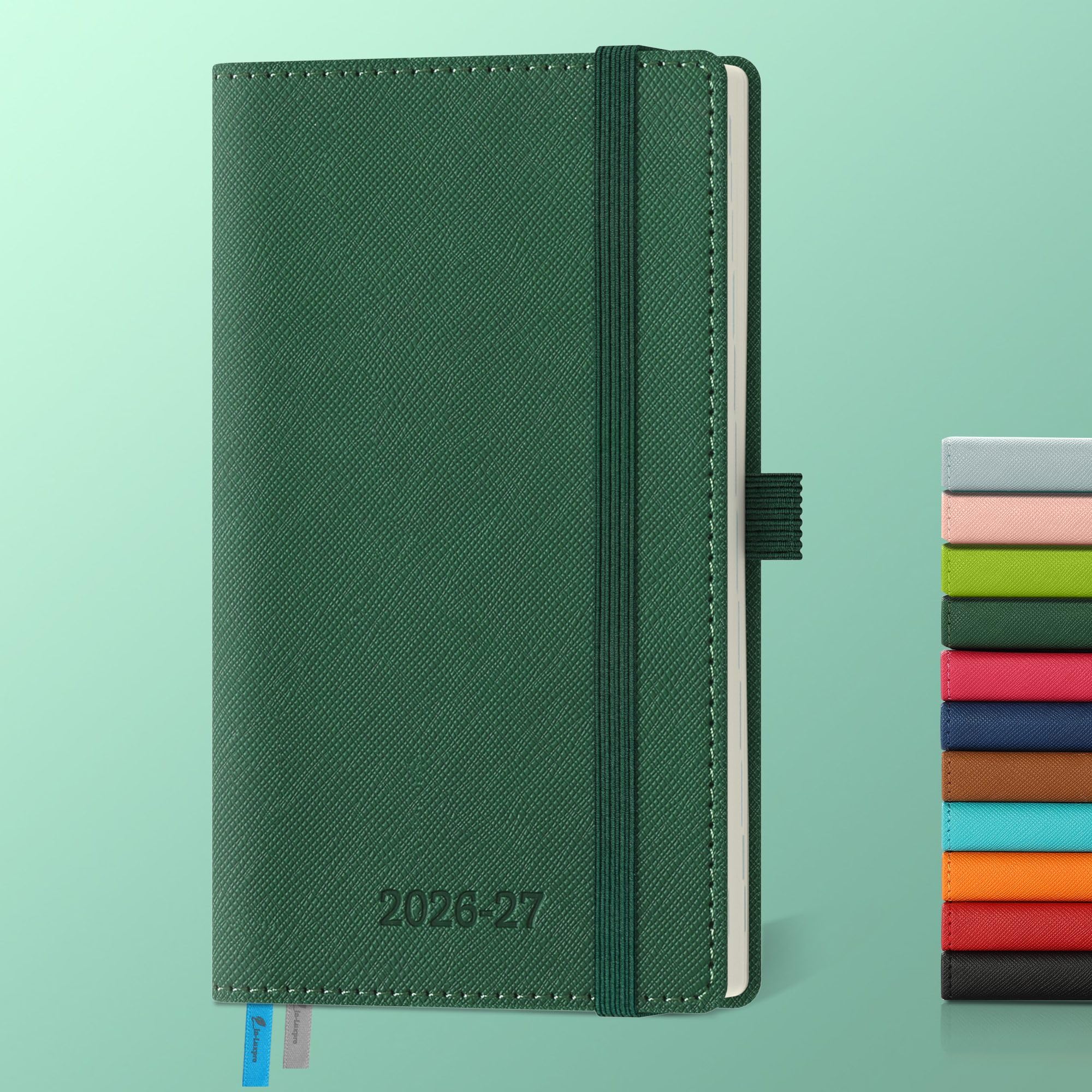 IN-LUXPRO Academic Diary 2026-2027: Pocket A6 Week to View Slim (16.4x9.5 cm) 18