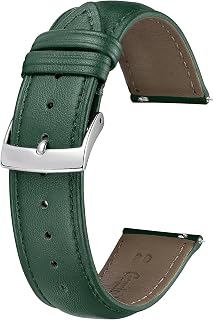 BINLUN Leather Watch Bands Quick Release Premium Calfskin Replacement Watch Strap Multicolors Watchbands for Men Women 12mm 14mm 16mm 18mm 19mm 20mm 21mm 22mm