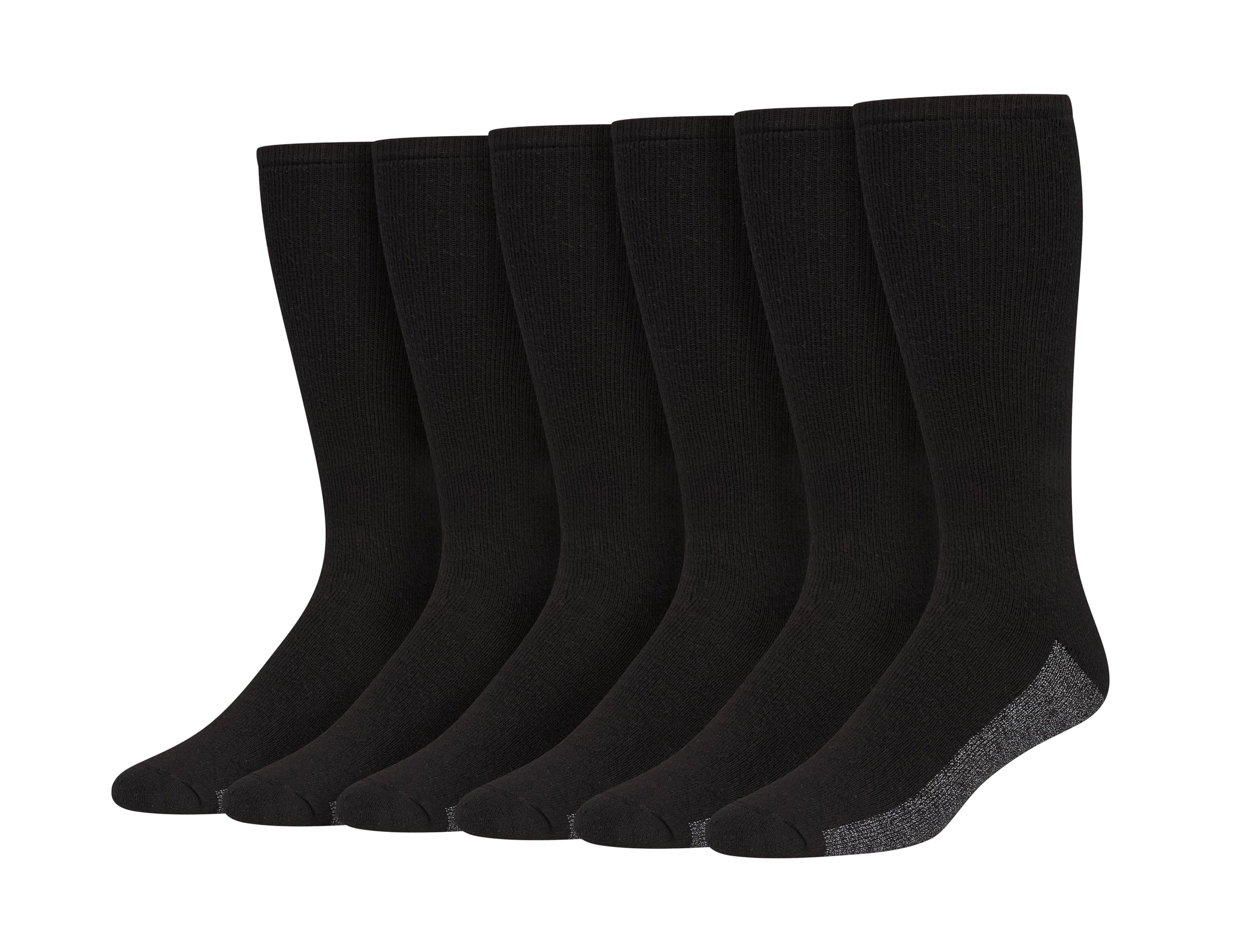 Hanes mens 6pk Sport Cuts Crew SocksAthletic Socks