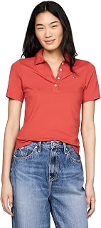 Tommy Hilfiger Women's Slim Fit Short Sleeve Polo Shirt