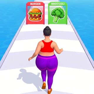 Twerk Run Race Food Running Games - Fit to fat eating challenge Game 2026