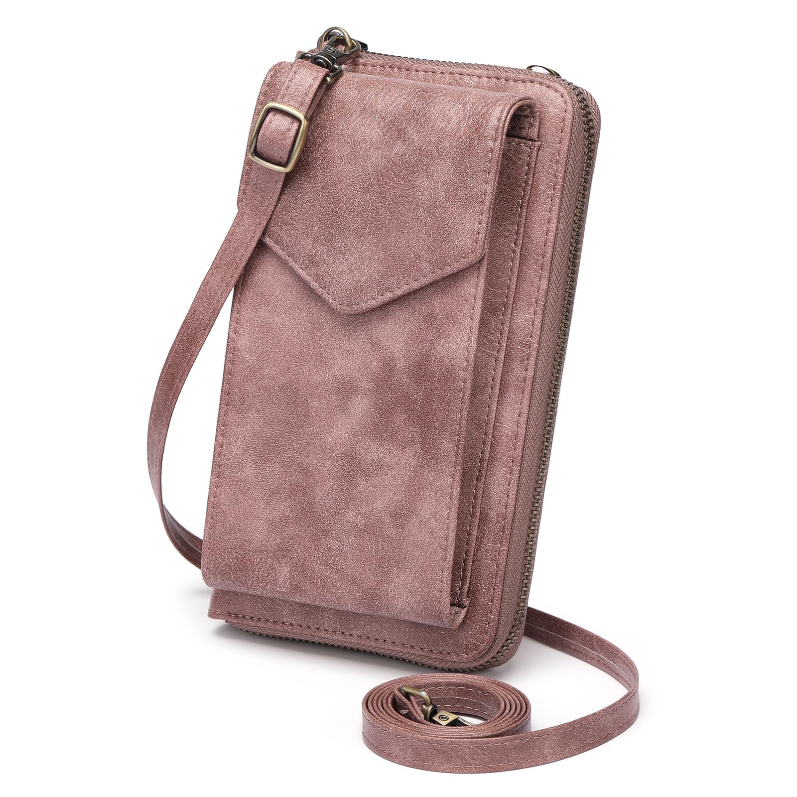 SENDEFN Crossbody Phone Bag for Women, Cross Body Handbags Phone Purse with Long