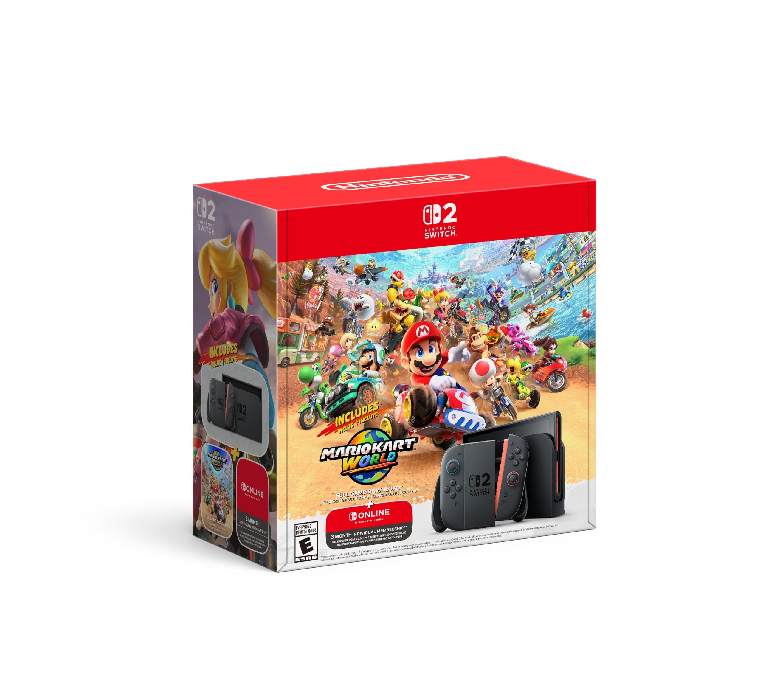 Nintendo Switch 2 + Mario Kart World Bundle (includes 3-month NSO Individual Mem