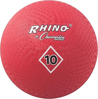 Champion Sports Playground Ball – Durable High-Bounce Ball, Sizes 5", 6", 7", 10", 13" & 16" for Gym, Recess & Play