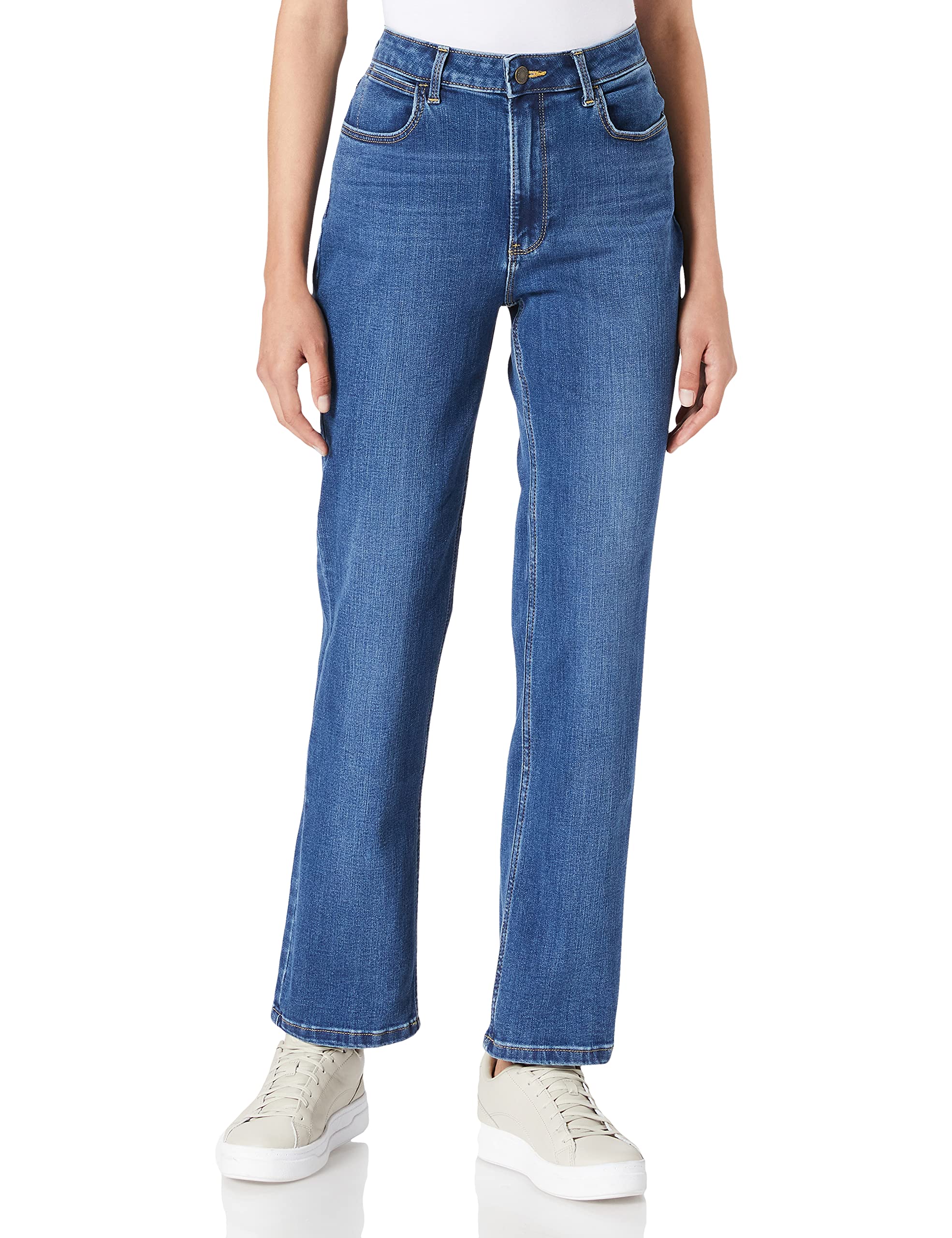 Wrangler High Rise Straight Jeans for Women