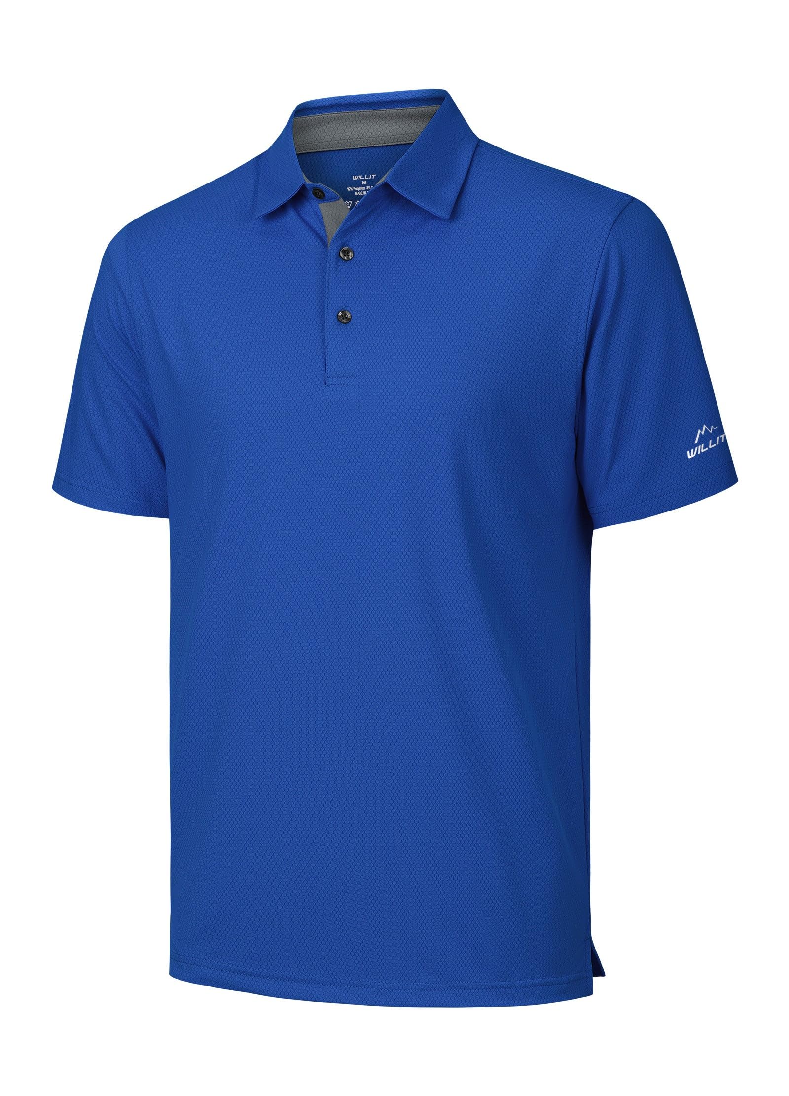 Willit Men's Golf Polo Shirts Short Sleeve Quick Dry Moisture Wicking Performanc