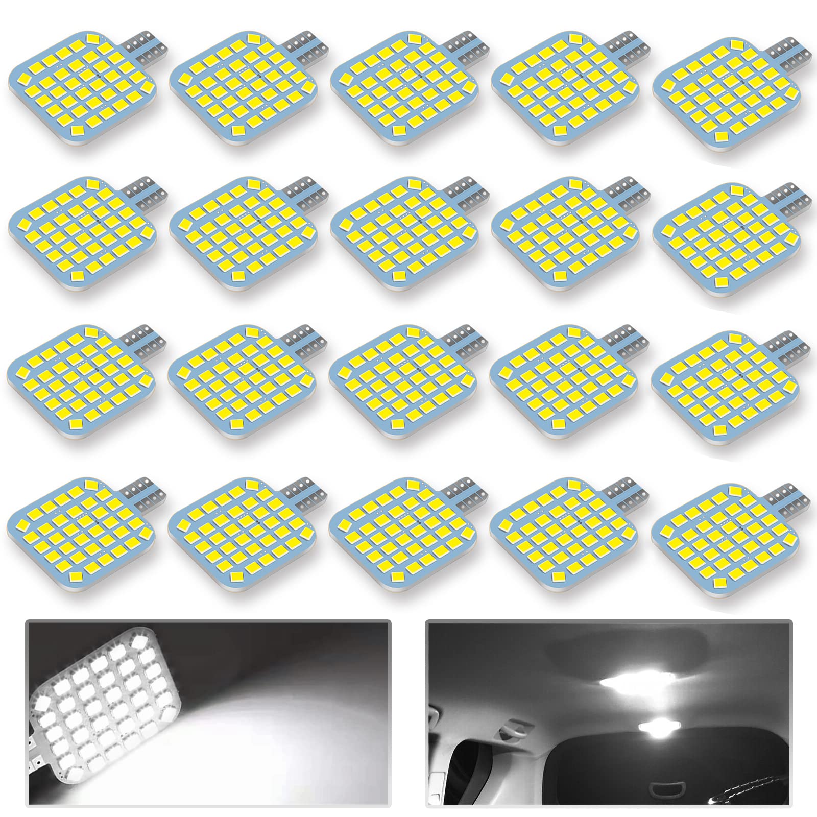 20PCS T10 921 922 912 194 RV Interior LED Light Bulbs, Super Bright LED Bulbs Re