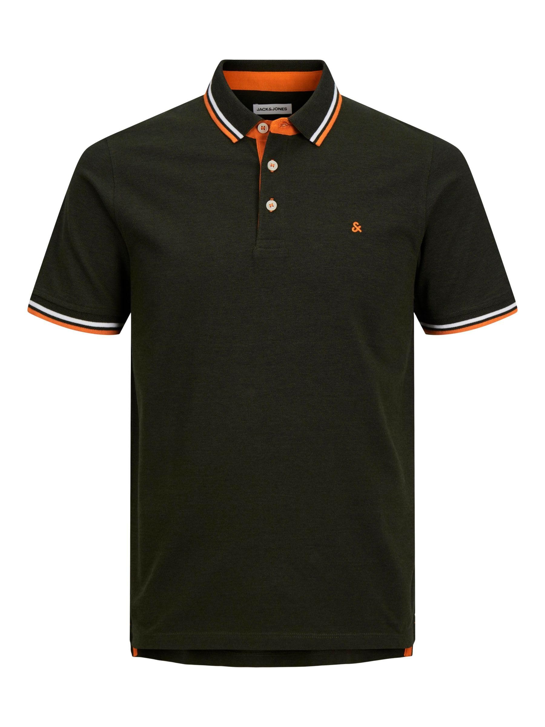 JACK & JONES Mens Jjepaulos Polo Ss Noos Pls