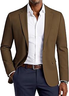 PJ PAUL JONES Men's Lightweight Sport Coat Casual Blazer Slim Suit Jacket