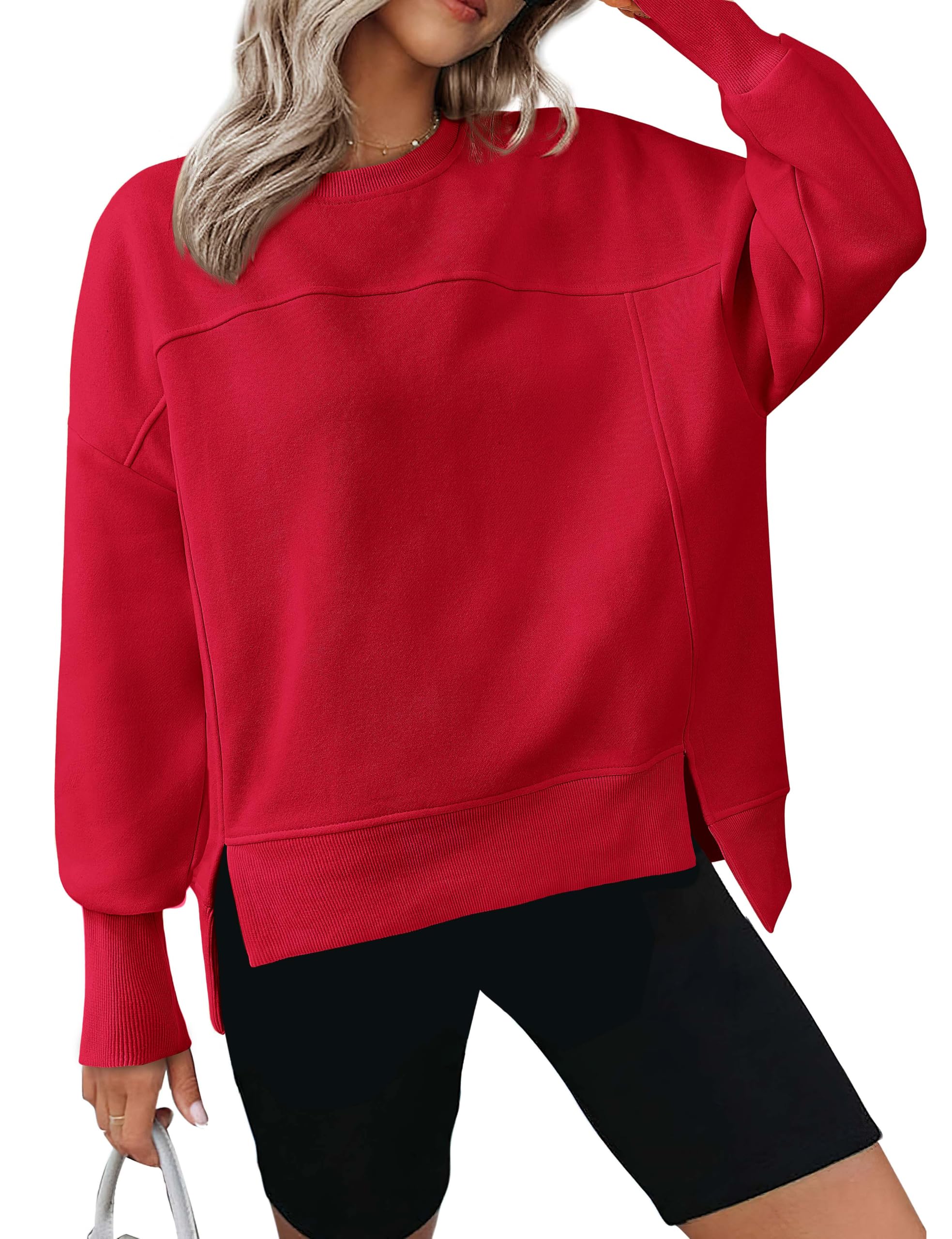 BTFBM Womens Crewneck Sweatshirts Fleece Pullover