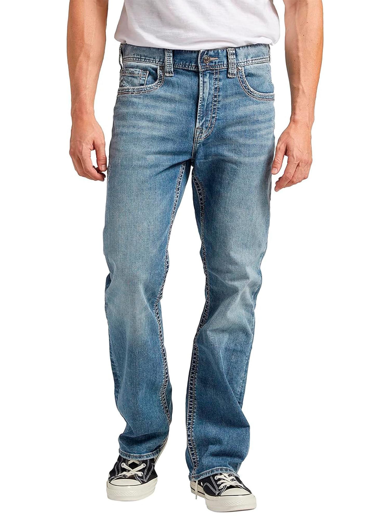 Silver Jeans Co. Mens Craig Easy Fit Bootcut Jean