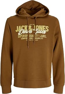 Jack & Jones Jjelogo Sweat Hood 2 Col 25/26 Noos Jjelogo Hoodie 2 Col 25/26 Noos Men (Pack of 1)