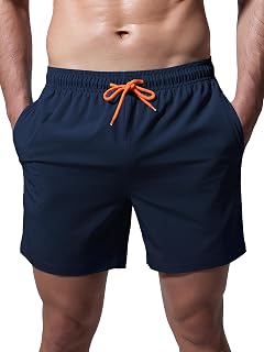 Arcweg Swimming Trunks for Men Boys Swimming Shorts for Men Short Quick-Drying Beach Shorts Board Shorts Beach Shorts with Mesh Lining and Adjustable Drawstring