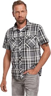 Brandit Roadstar Men's Short Sleeve Shirt Black Regular