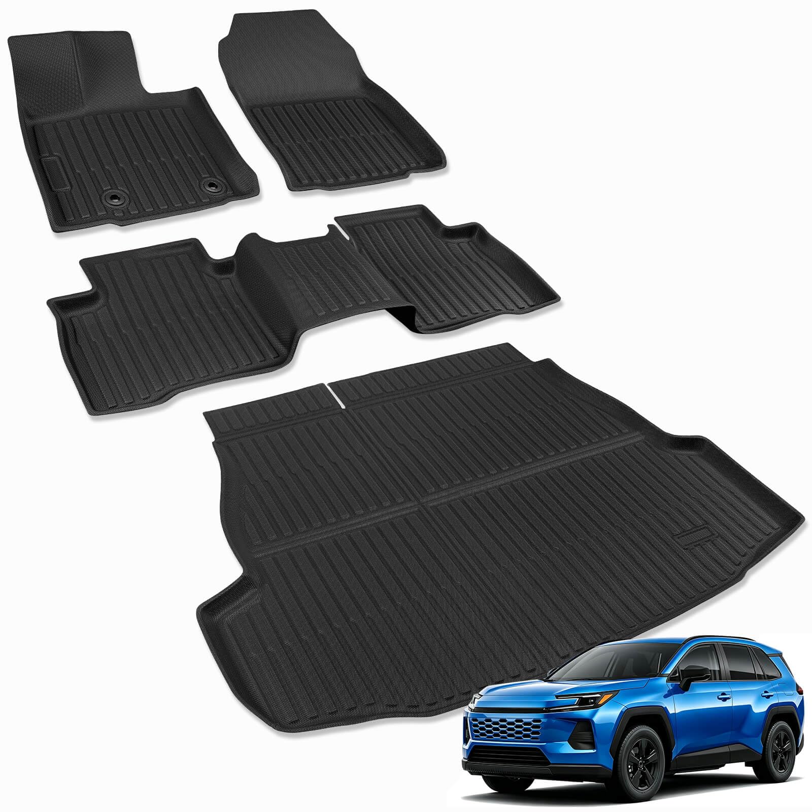Car Floor Mats for Toyota RAV4 2026 2027, NOT for PHEV