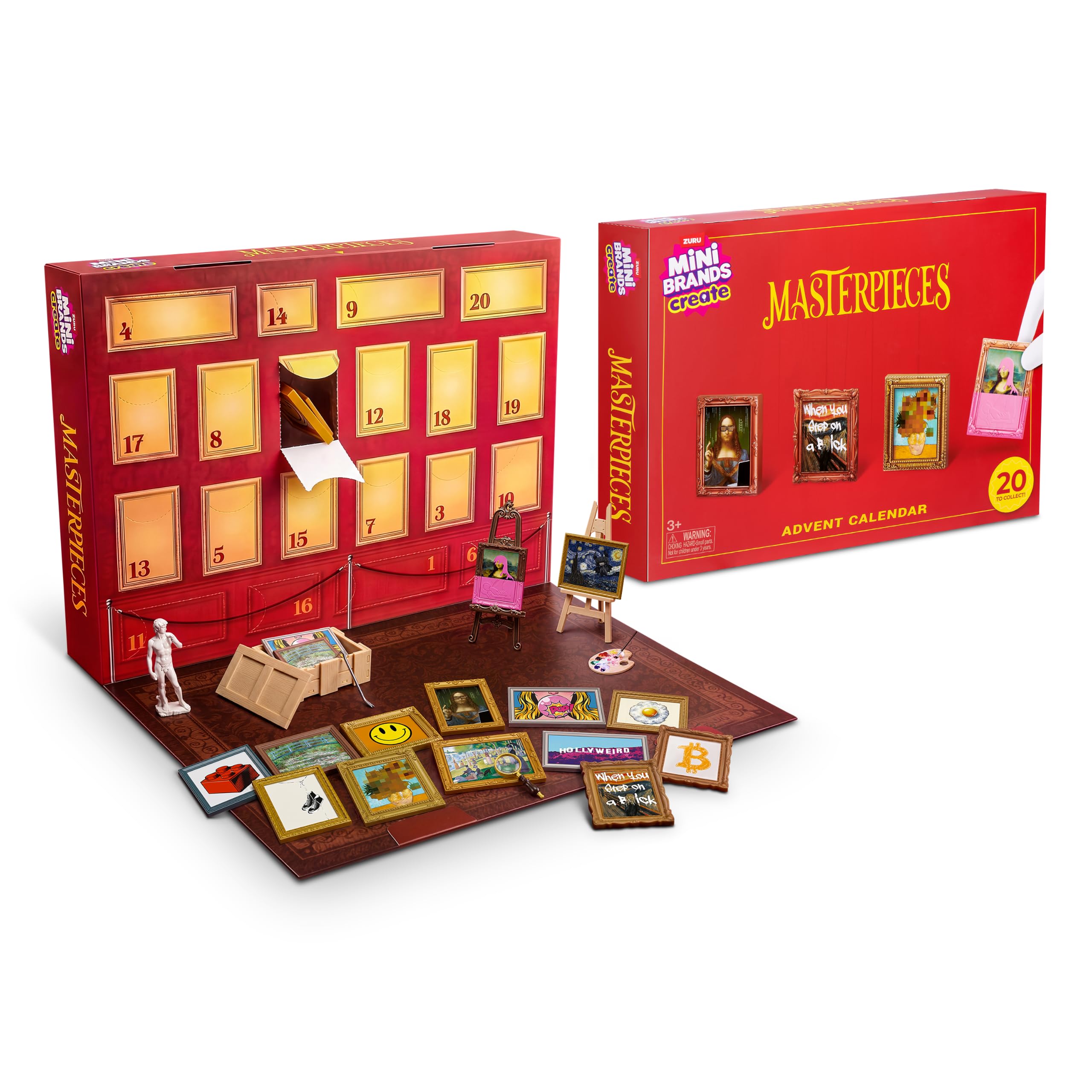 Mini Brands Mini Masterpieces Advent Calendar Series 1 By ZURU | 24 days of arti