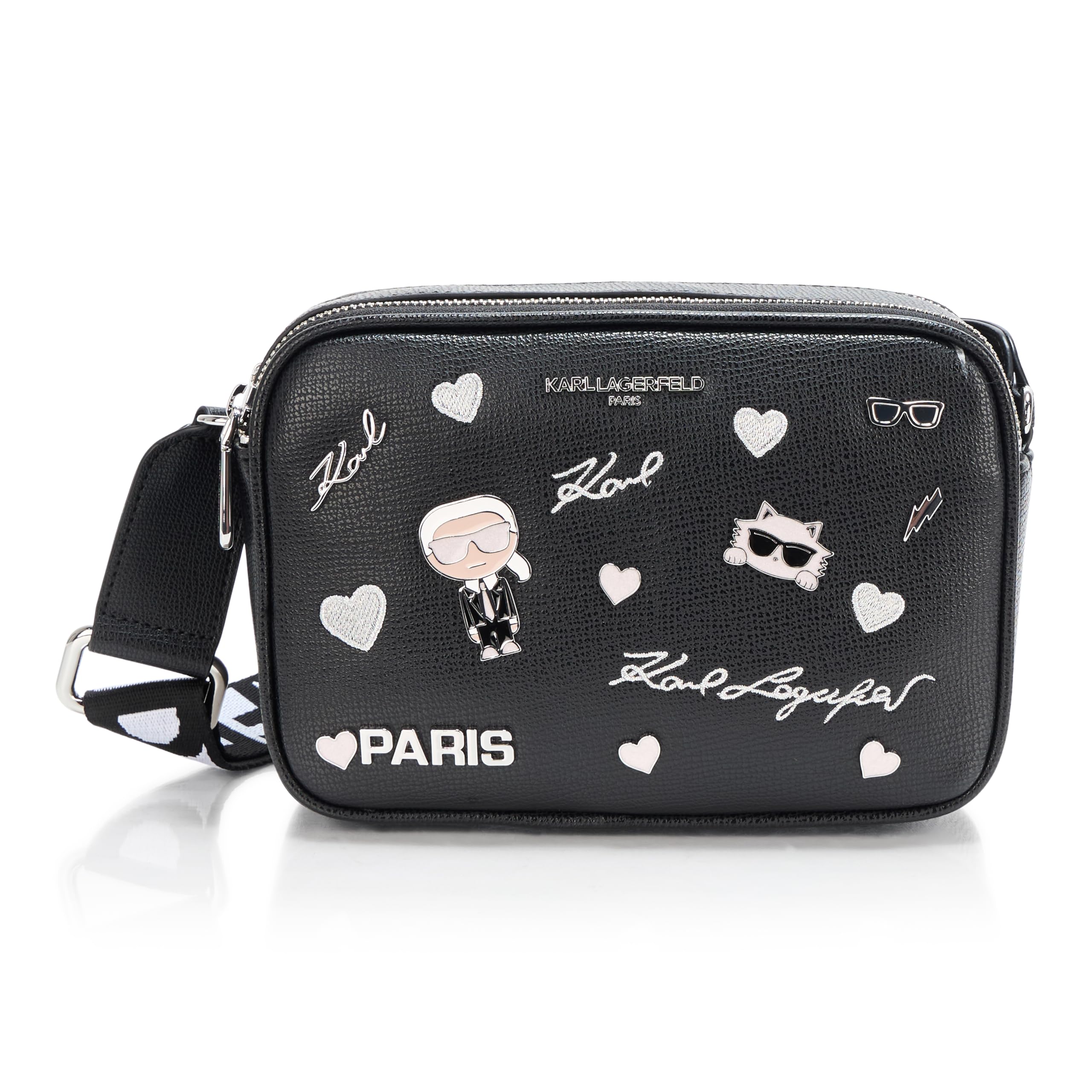 Karl Lagerfeld Paris womens Maybelle Top Handle Crossbody Bag