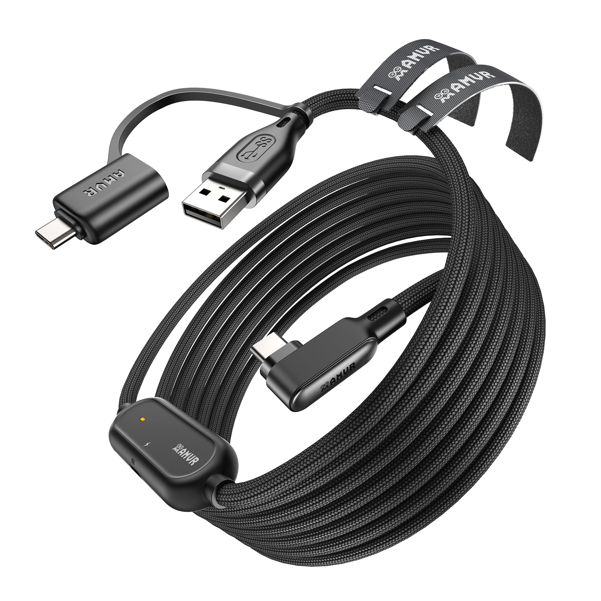 AMVR Link Cable with Charging 16FT Compatible with Meta Quest 3/3S/2/Pico 4 Acce