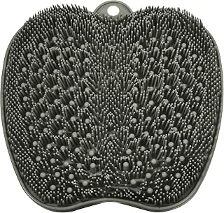 BESKAR XL Large Foot Scrubber Mat for Use in Shower, Cleans Feet No Bend