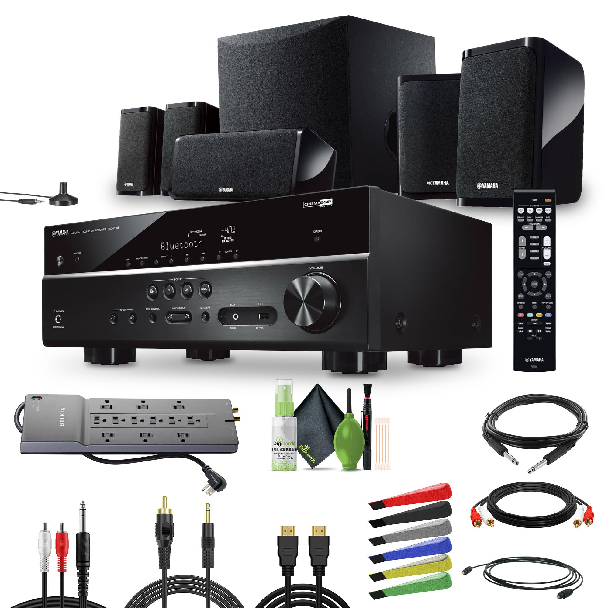 YAMAHA Audio YHT-4950U 4K Ultra HD 5.1-Channel Home Theater System with AV Recei