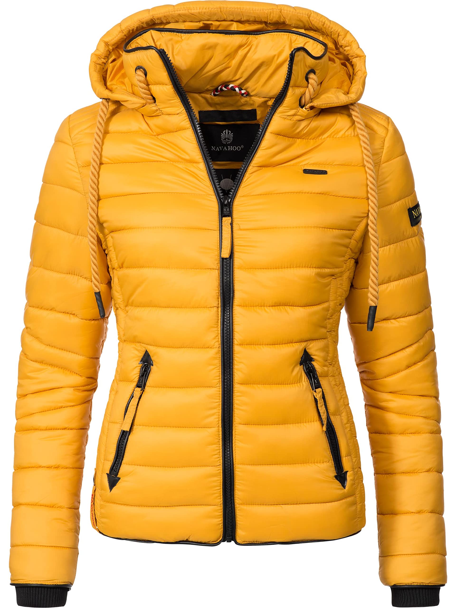 Navahoo Lulana Women's Lightweight Transition Jacket, Quilted Jacket with Hood, 
