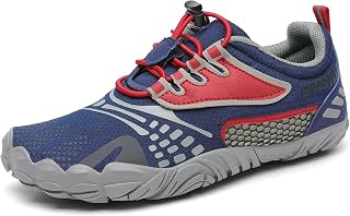 SAGUARO Children’s Barefoot Shoes, Breathable, Non-Slip Hiking Shoes, Lightweight, Soft Sports Shoes, Walking Shoes, Sizes EU 24–36 (UK Children’s 7 to Adult 3.5)