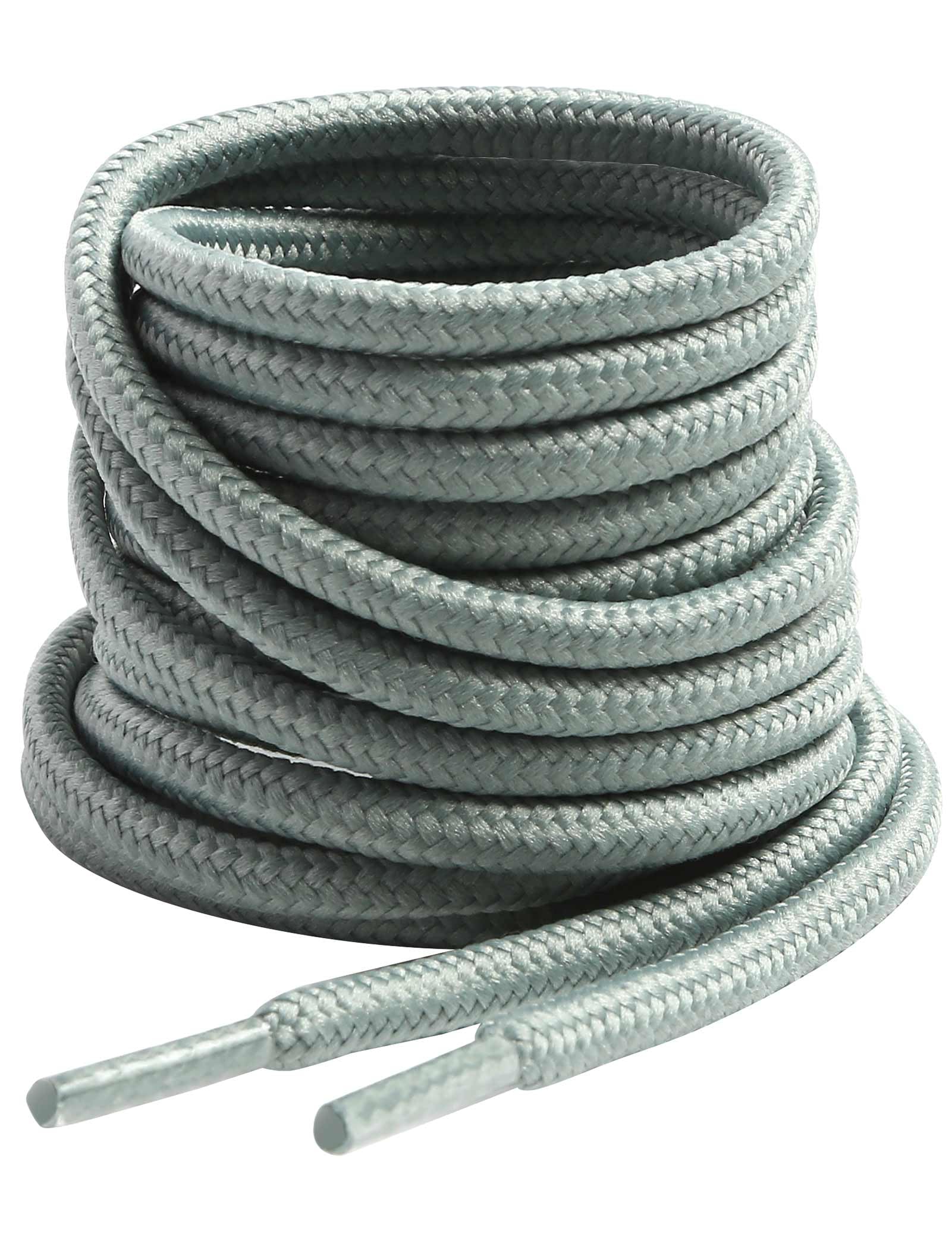 VSUDO Round Shoe Laces, Diameter 4 mm for Work Shoes, Shoelaces for Hiking/Safet