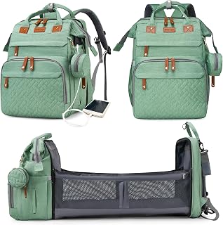 Astro alan Baby Diaper Bags with Changing Station, Waterproof Diaper Bag Backpack for Moms Dads