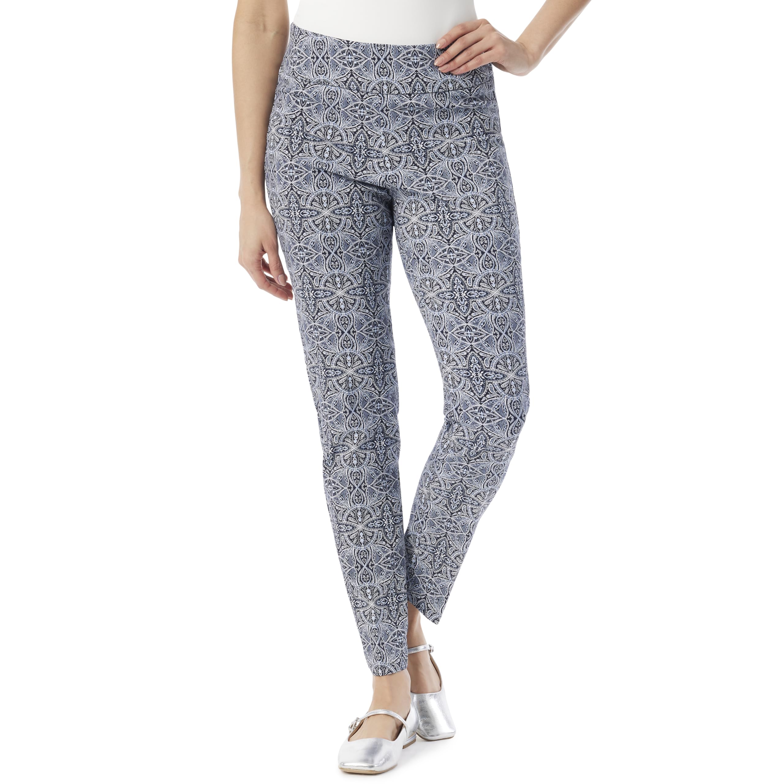 Gloria Vanderbilt Womens Pull on Tummy Slimmer Trouser Pant StandardPants