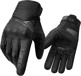 INBIKE Guanti da Moto Invernali, CE 1 KP Omologati Guanti Moto Impermeabili per ATV BMX MTB Bicicletta, Scooter, Arrampicata, Motocross e Altri Sport All'aperto(IM902)
