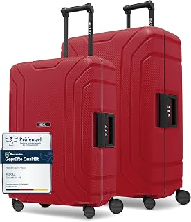REDOLZ Essentials 15 Common Products, Classic Red, Rigid trolley with swivel wheels