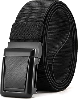 CHAOREN Tactical Belt Men - 1.5" Stretch Work Belt with Zinc Alloy Buckle