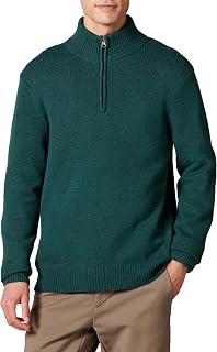 Amazon Essentials Mens Long-Sleeve Soft Touch Quarter-Zip Sweater