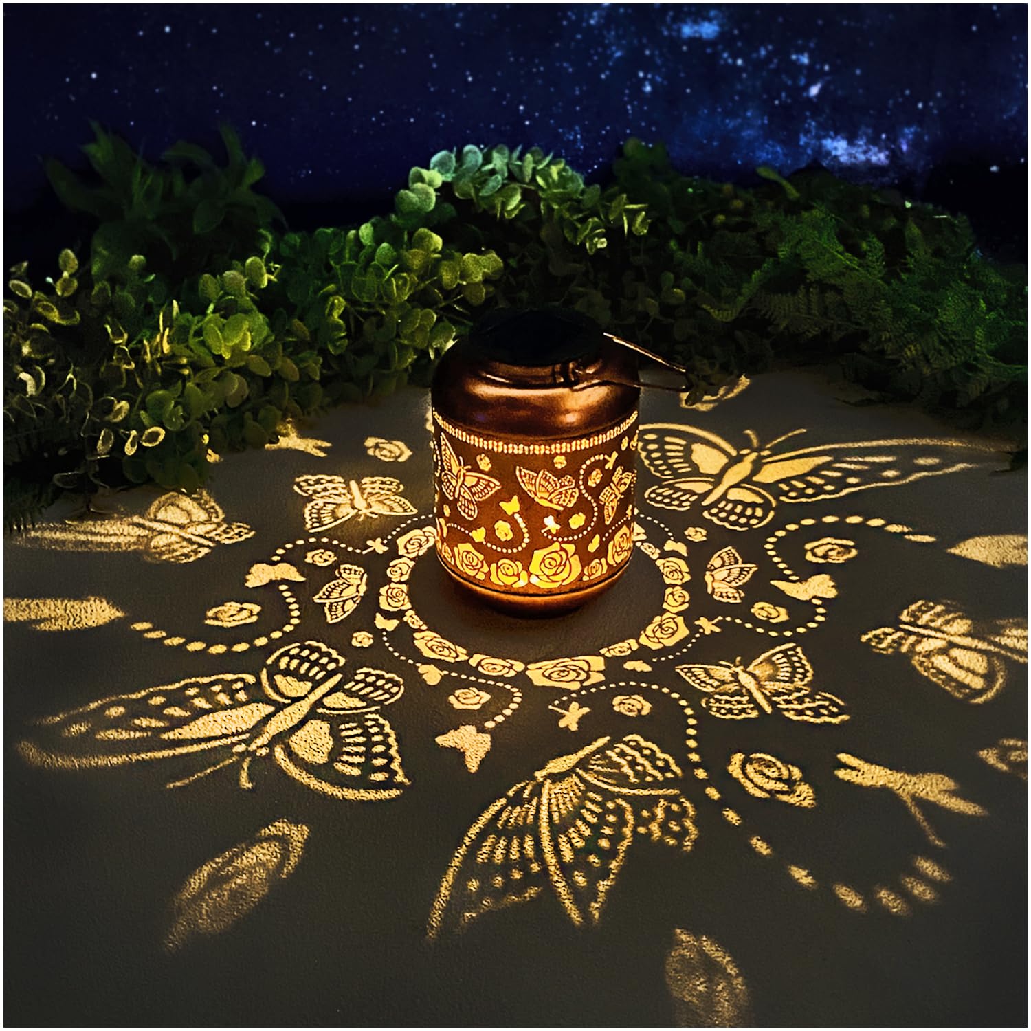 Butterfly Solar Lanterns Outdoor Waterproof Hanging Solar Lights Butterfly Gifts