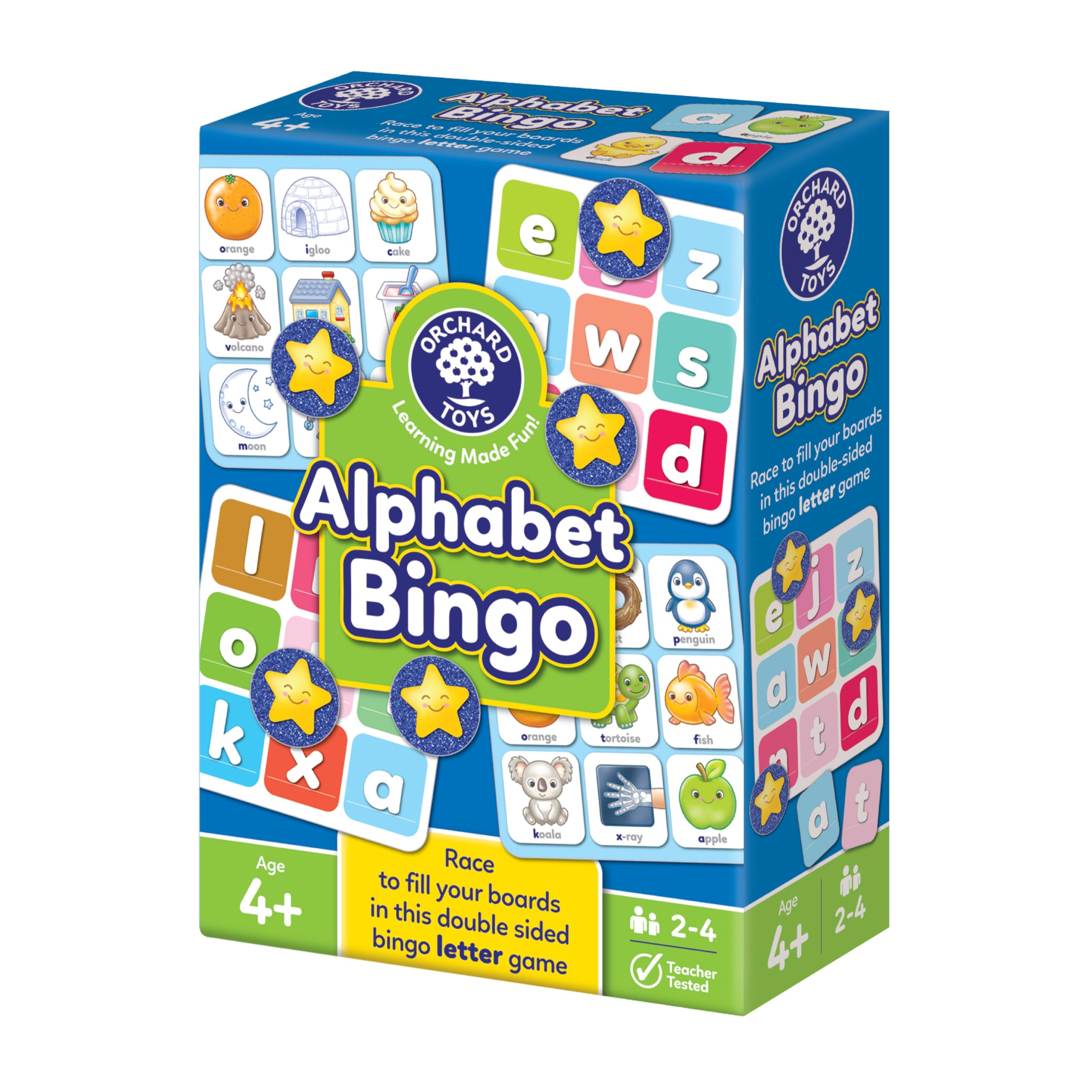 Orchard Toys Alphabet Bingo, Educational Early Learning Game for Letter Recognit