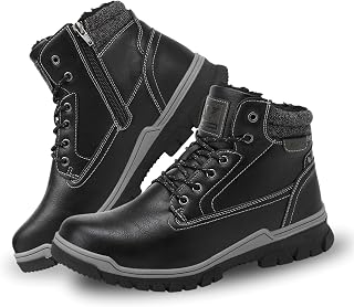 Boots Men Winter Zipper Snow Shoes Ankle Boots Warm Boots