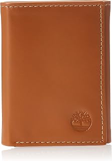 Timberland Men's Leather Trifold Wallet with ID Window