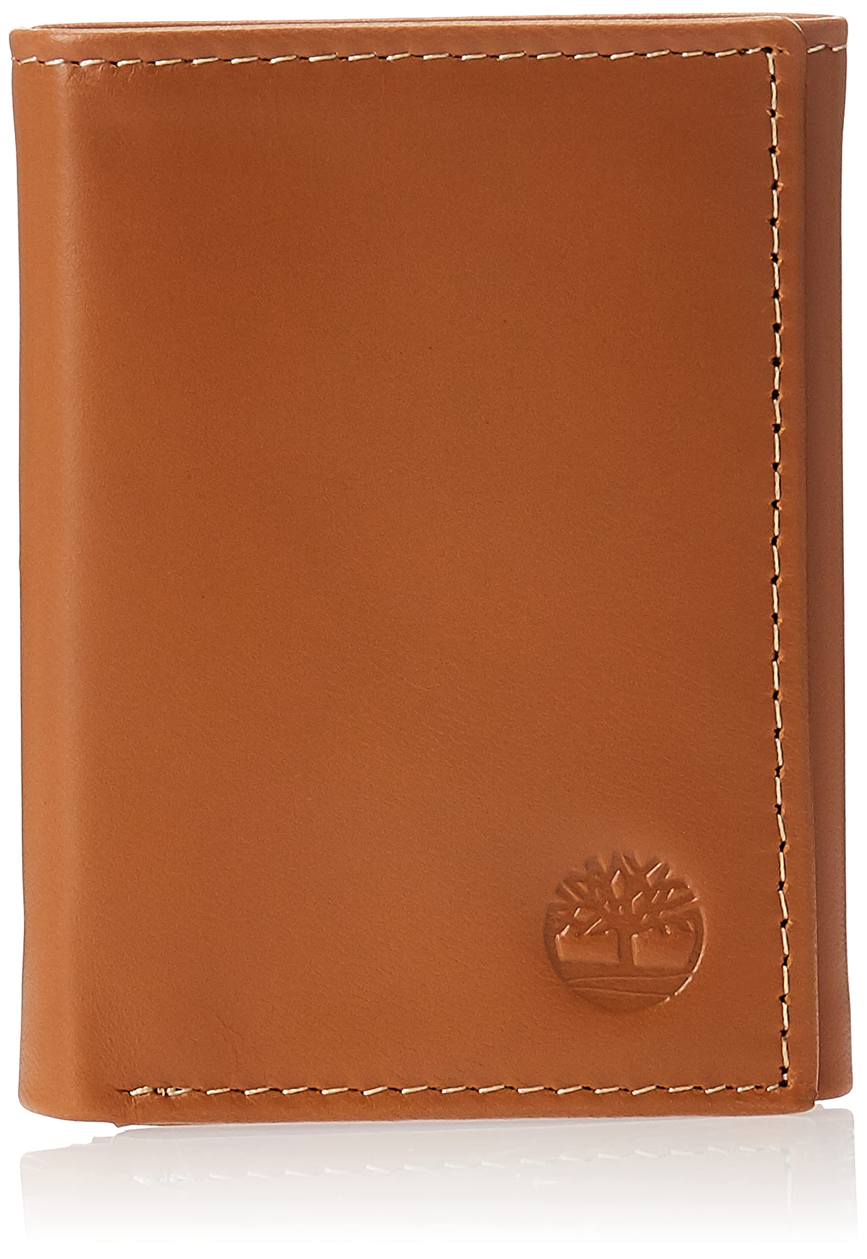 Timberland Men's Leather Trifold Wallet with ID Window