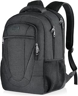 BIKROD Rucksack Herren, Schulrucksack Jungen Teenager, Wasserdichtem Schule 15.6 Zoll Laptop Rucksack, Backpack für Arbeit Reisen Wandern mit Anti Diebstahl Tasche