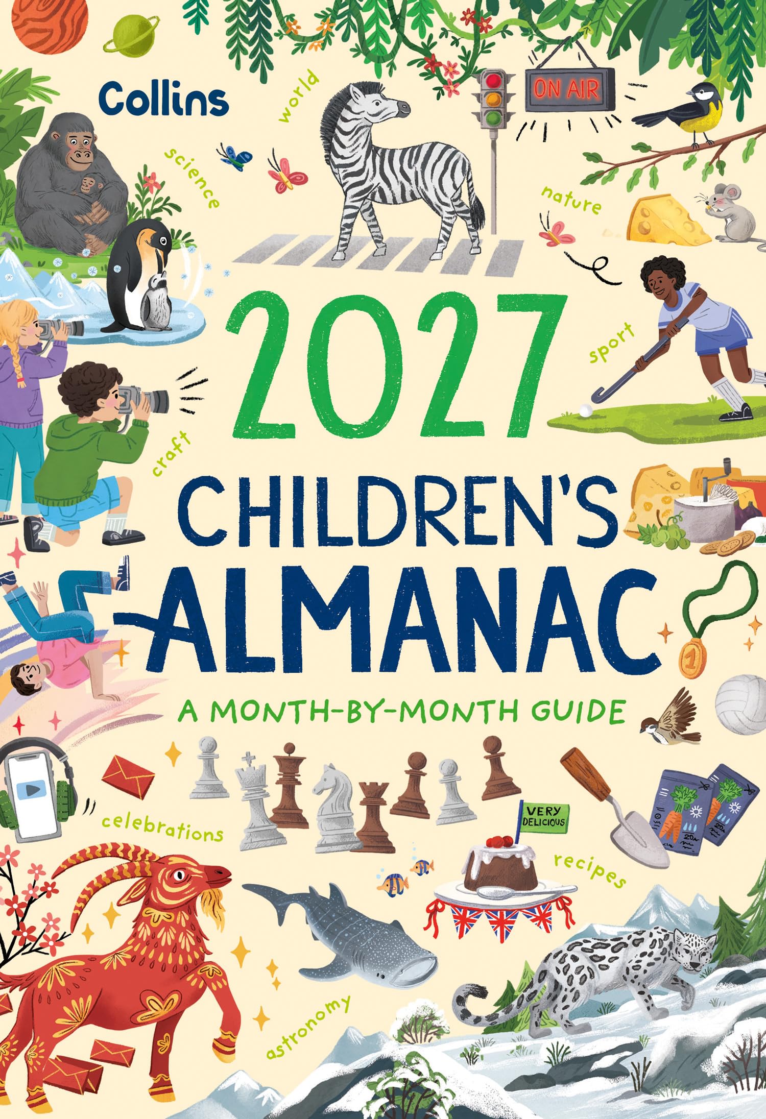 2027 Children’s Almanac: A month-by-month guide to nature, astronomy, sports, sc