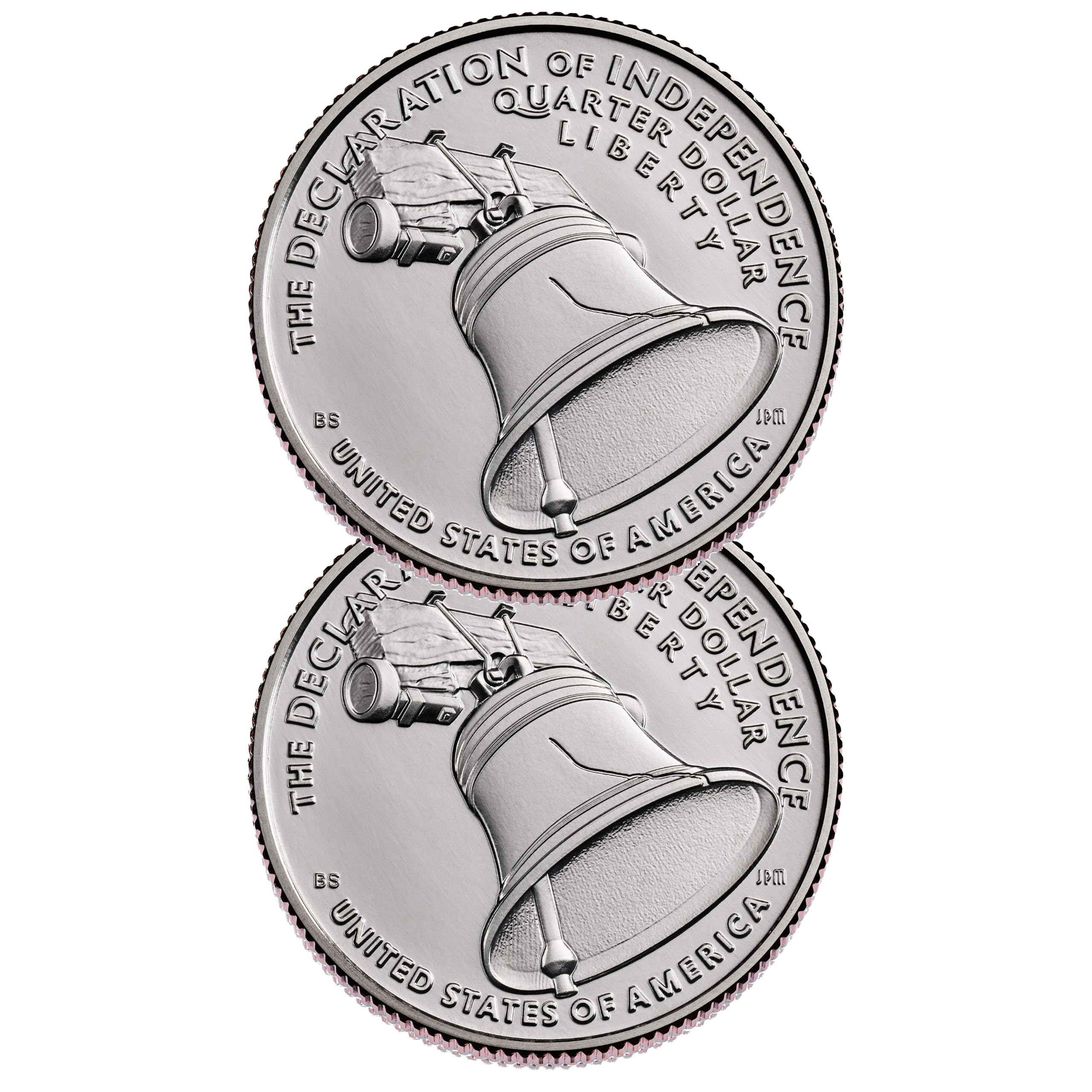 2026 P, D Declaration of Independence Quarter 2 Coin Set Semiquincentennial Coin