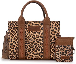 Wrangler Tote Bags for Women Western Purse and Handbags Satchel Top-handle with Card Holder