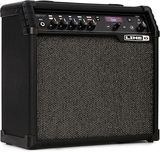 Line 6 Spider V 30 MkII, 30 Watts, Portable and Compact, Modeling Electric Guitar Practice Amp, Reverb & Effects, 16 Presets, USB, Headphone Out, Free App