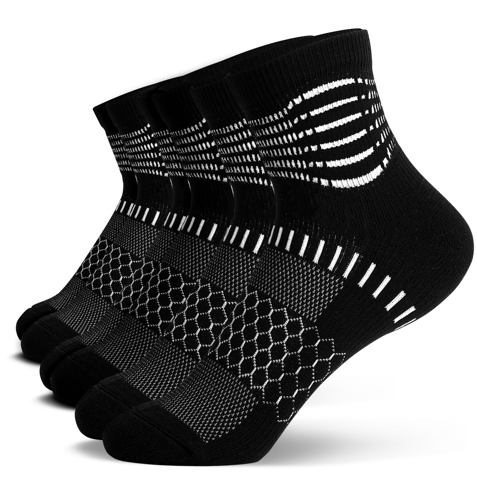 IRAMY Graduated Compression Women's Socks Running Ankle Support Socks Compressio